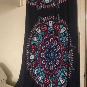 INC maxi skirt mandala with jewels Large